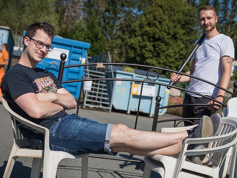 Rehau Metallbett Marc Ziggel Lutz Tuscher