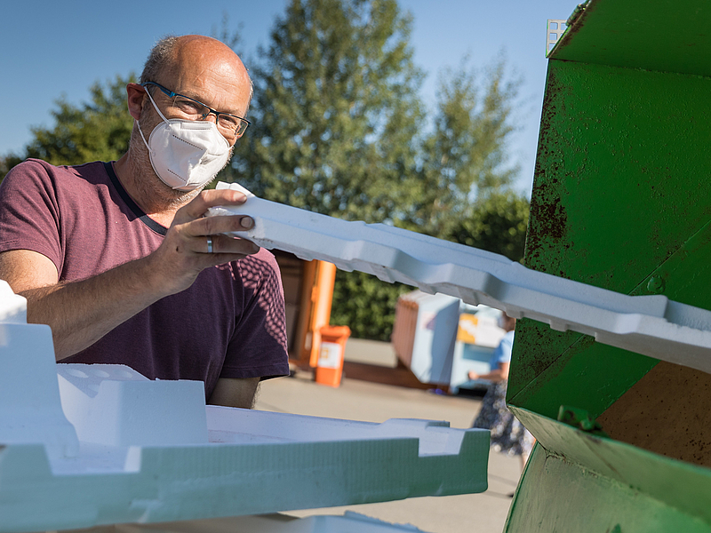 Styroporentsorgung, schwarzenbach