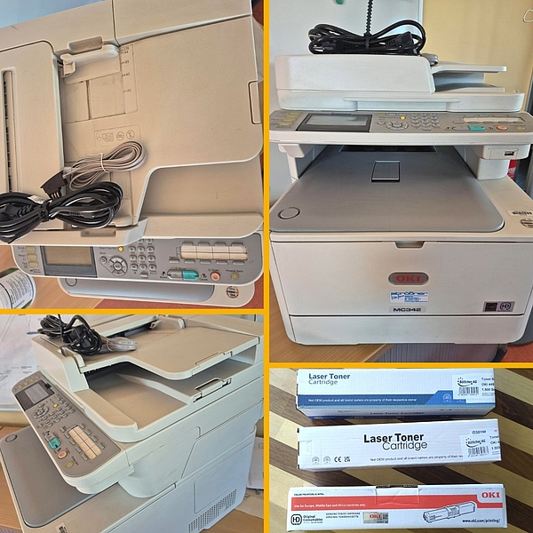 Laserdrucker mit Scaneinheit inkl. Tonerkassetten
