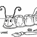 Eierkartonraupe