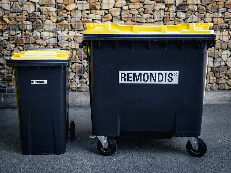 Gelbe Tonne Remondis Gelbe Tonne Remondis groß und klein