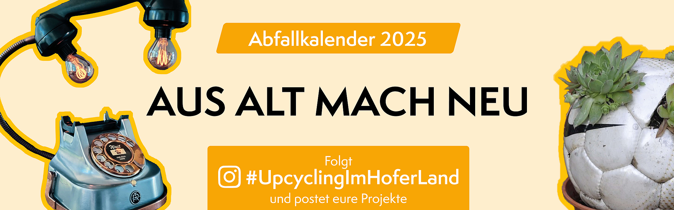 Upcycling Wettbewerb Upcycling Gewinnspiel Stadt Landkreis Hof