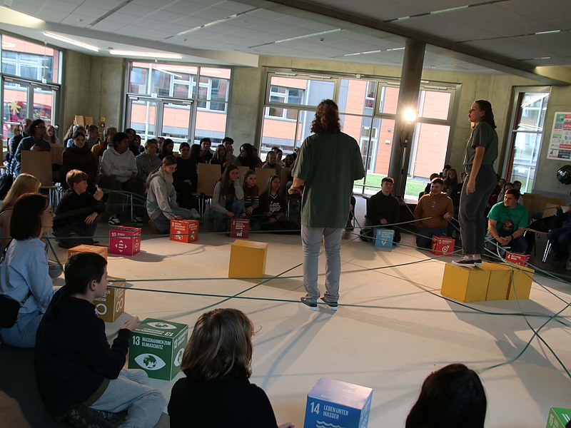 Theaterstück, Wer wenn nicht wir, Gutenbergschule Rehau, 2024, Umweltbildung, Umwelterziehung, Schule