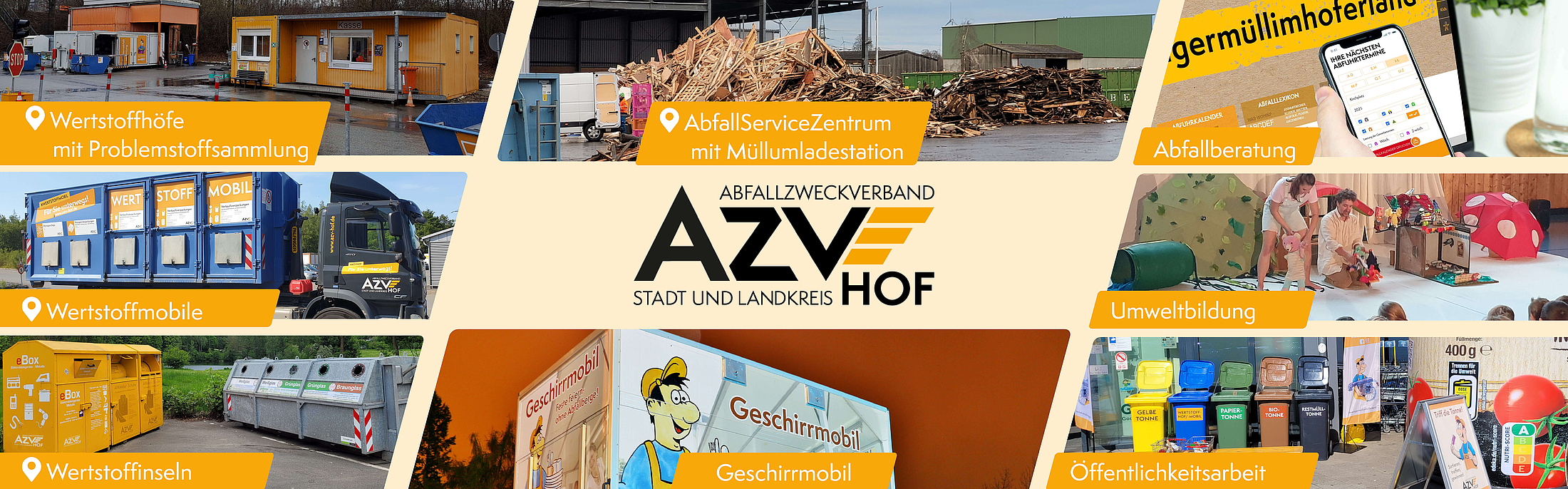 AZV Aufgaben Service Header