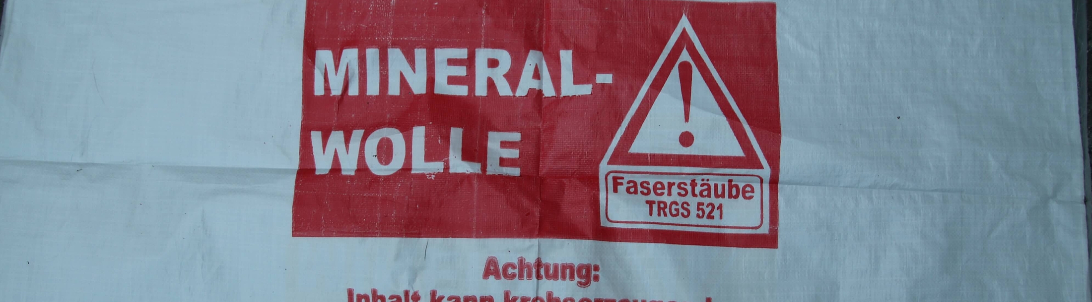 Hinweisung auf Mineralwolle