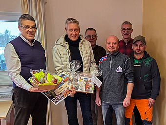 Verabschiedung eines langjährigen Mitarbeiters beim AZV