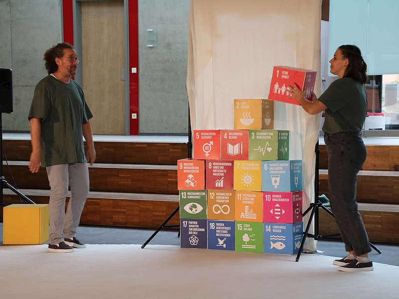 Theaterstück, Wer wenn nicht wir, Gutenbergschule Rehau, 2024, Umweltbildung, Umwelterziehung, Schule