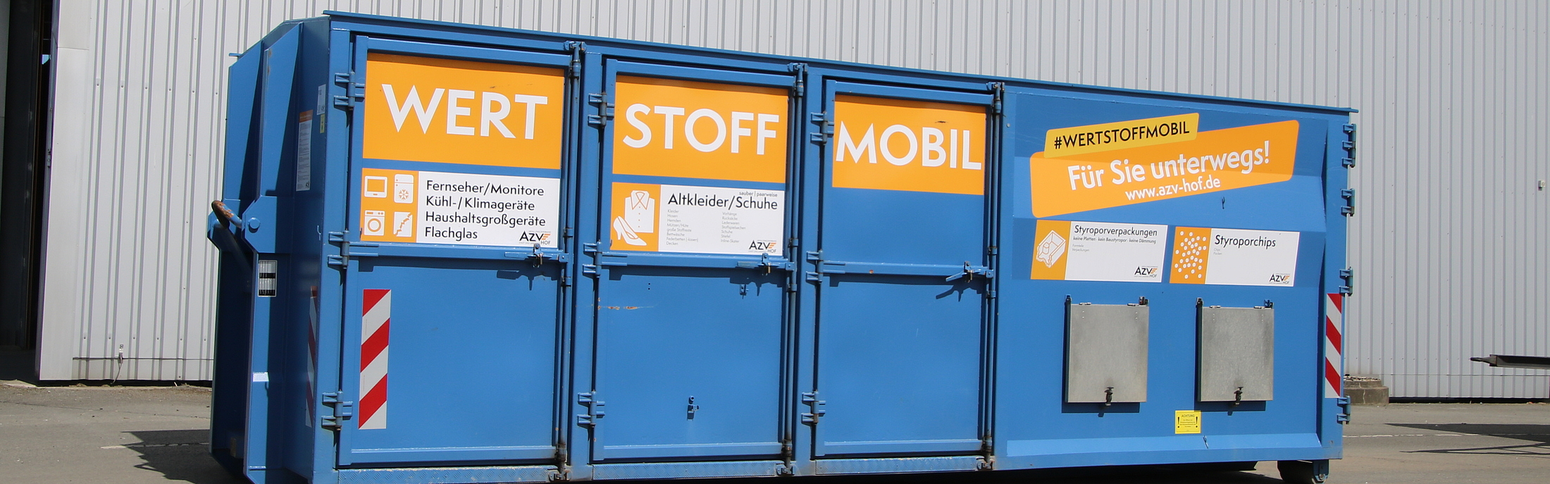 Wertstoffmobil am ASZ Silberberg