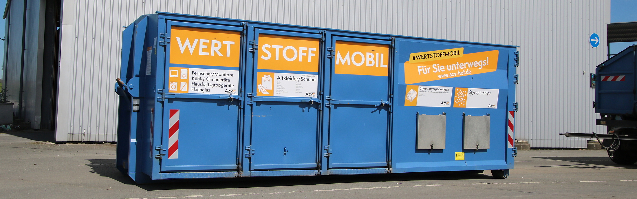 Wertstoffmobil am ASZ Silberberg