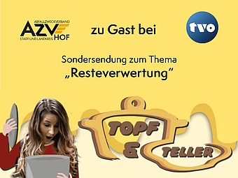 AZV zu Gast bei der TVO-Sendung "Topf und Teller" mit einem Beitrag zum Thema "Resteverwertung"