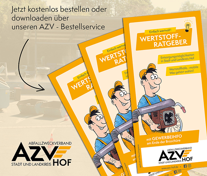 Wertstoffratgeber "Einfach wertvoll!" AZV Hof