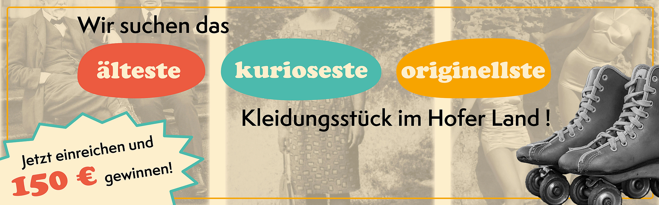 2025 Wettbewerb "Ältestes Kleidungsstück" Fast Fashion Kampagne
