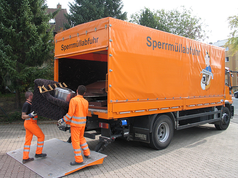 Sperrmüllabfuhr in der Stadt Hof
