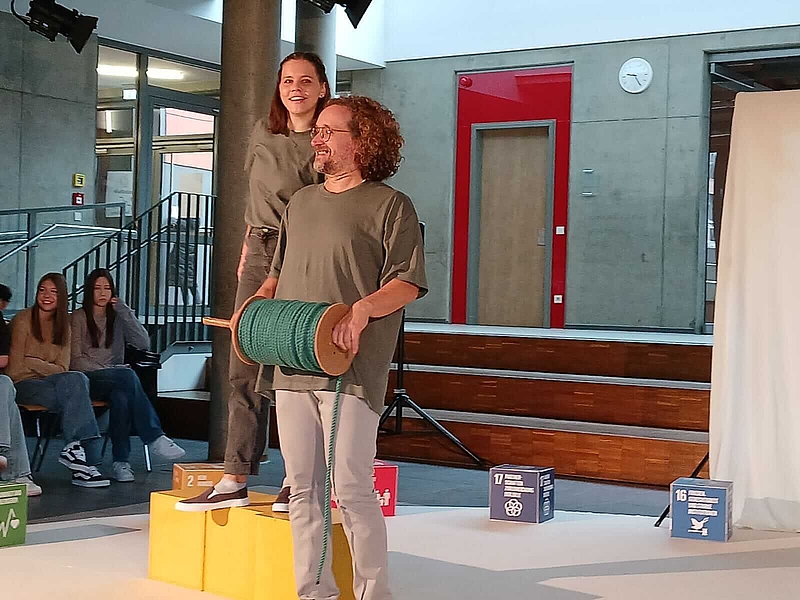 Theaterstück, Wer wenn nicht wir, Gutenbergschule Rehau, 2024, Umweltbildung, Umwelterziehung, Schule