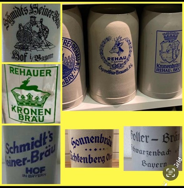 Suche Bierkrüge von Hofer Brauereien und Umgebung HOF