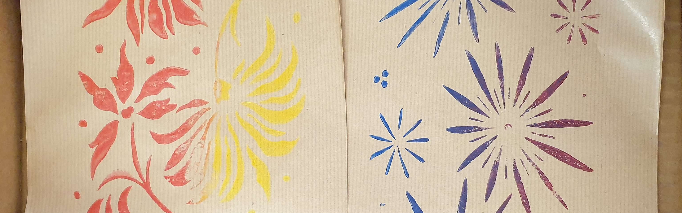 Upcycling Strukturwalzen auf Karton