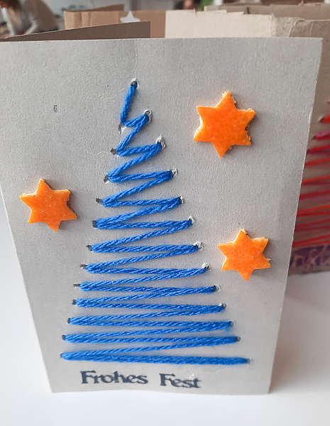 Weihnachtsbasteln 2025 in der Christian-Wolfrum-Mittelschule in Hof