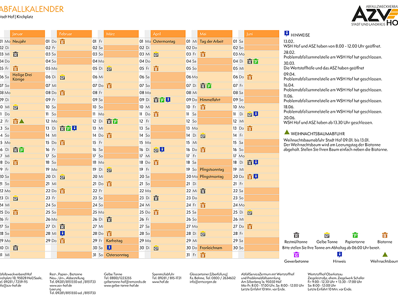 Abfuhrkalender