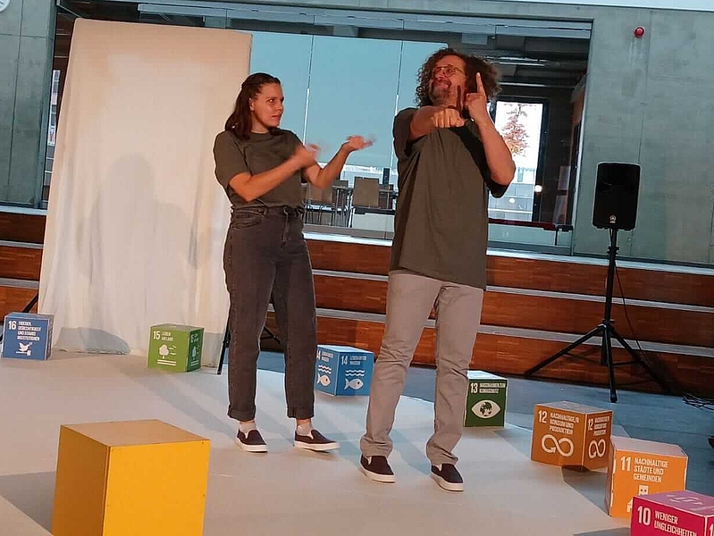 Theaterstück, Wer wenn nicht wir, Gutenbergschule Rehau, 2024, Umweltbildung, Umwelterziehung, Schule