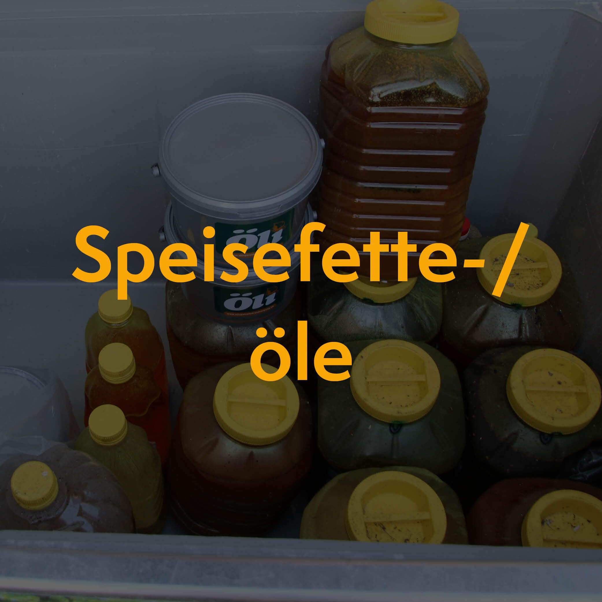 Thumbnail Speisefett, -öl