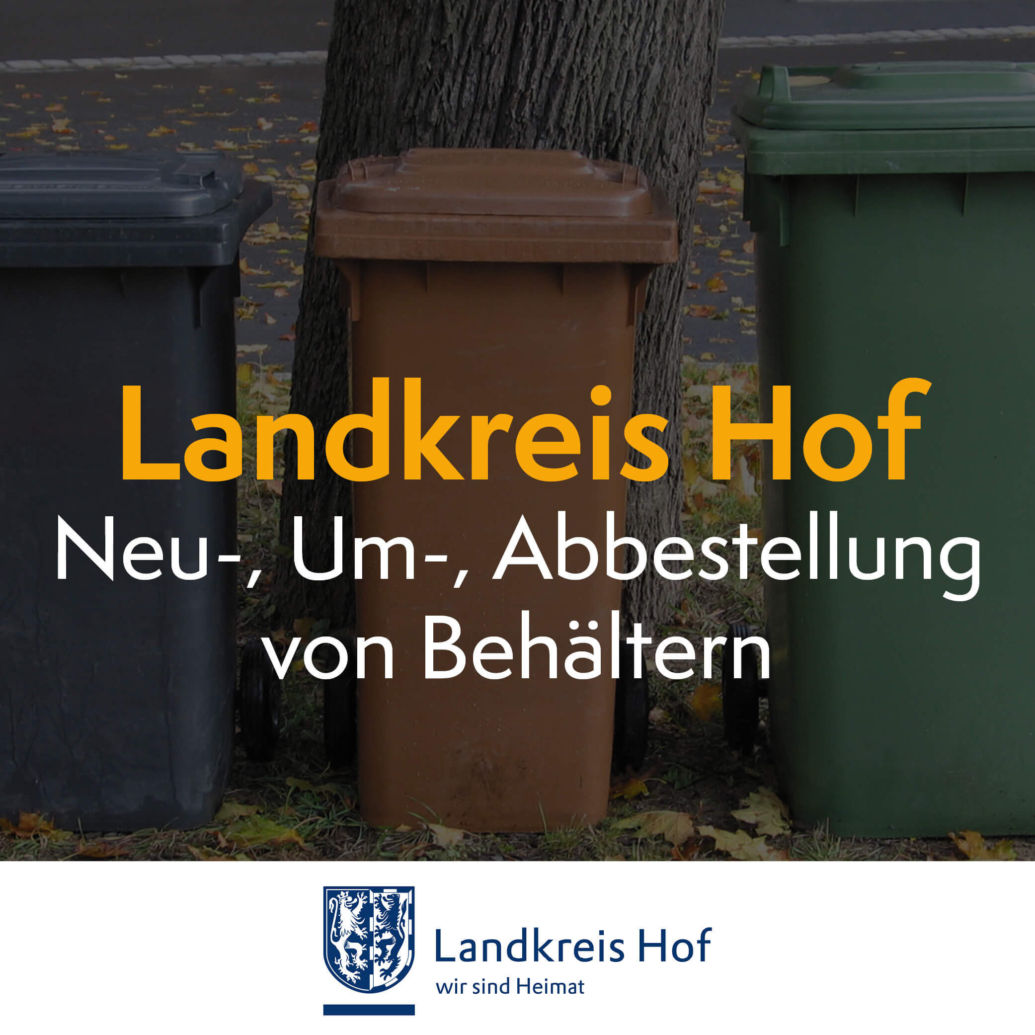 Landkreis Hof, Neubestellung, Umbestellung, Abbestellung