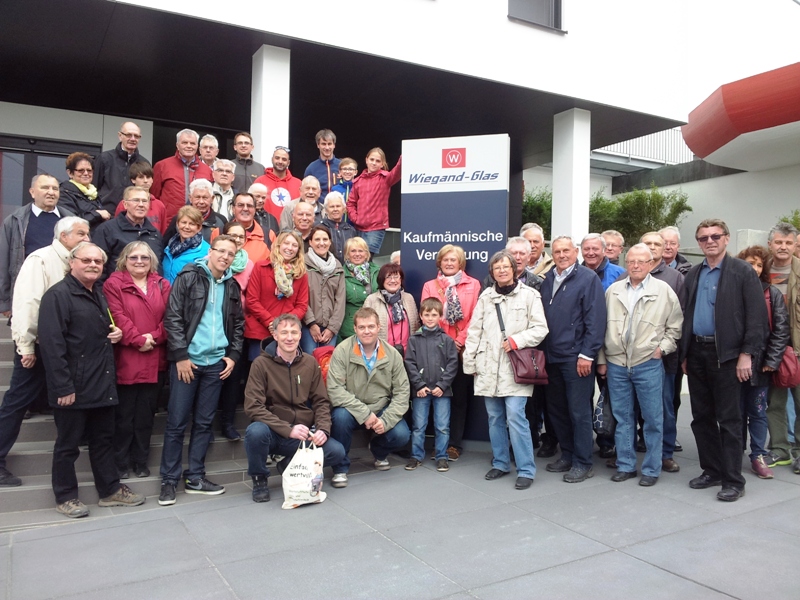 Besichtigung der Glasfabrik Wiegand, 2014