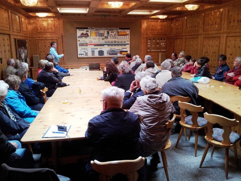 Besichtigung der Glasfabrik Wiegand, 2014